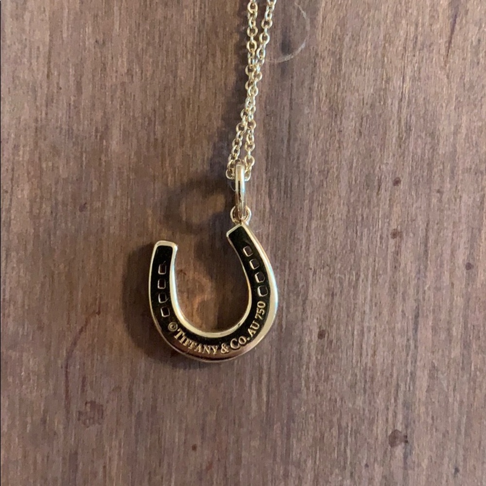 TIFFANY GOLD HORSESHOE NECKLACE